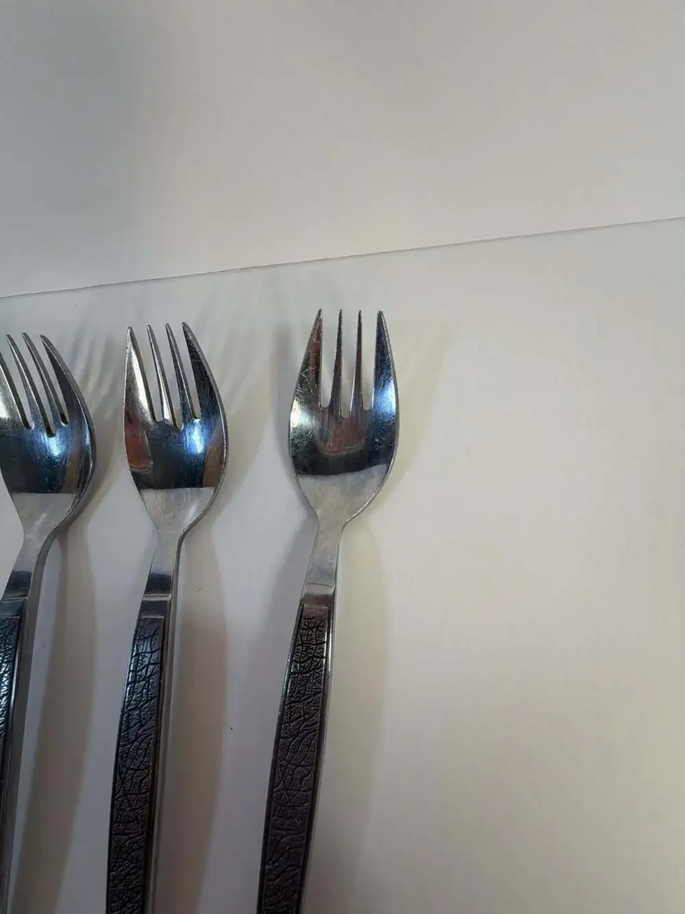 Set of 6 Vintage Arthur Salm ASF3 Dynasty Stainless Steel Sporks Japan